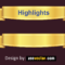 Golden Ribbon Vector free download